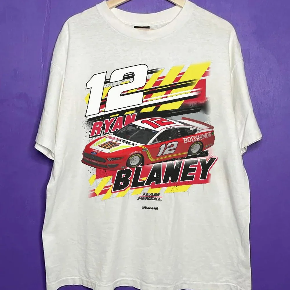 Ryan Blaney 12 Team Penske NASCAR Cup Series Unisex Shirt tee